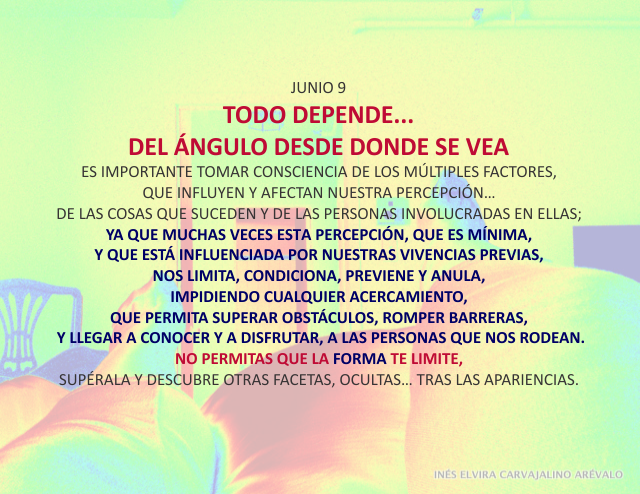 Todo depende... del ángulo desde donde se vea